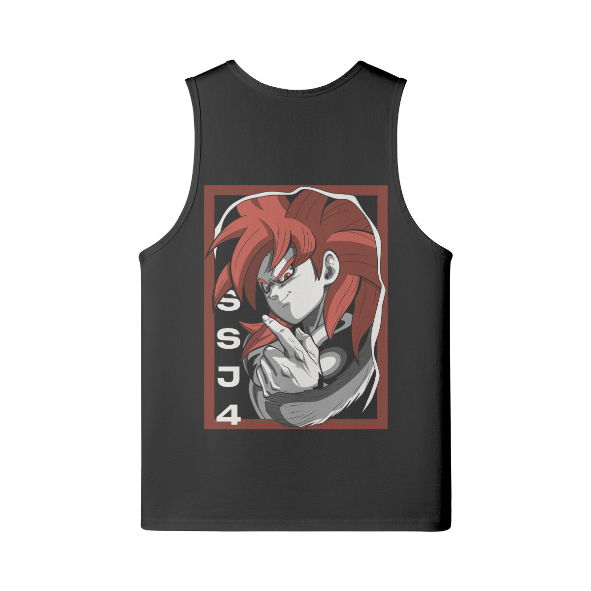 GOKU SSJ4 Oversized Tank (back print)