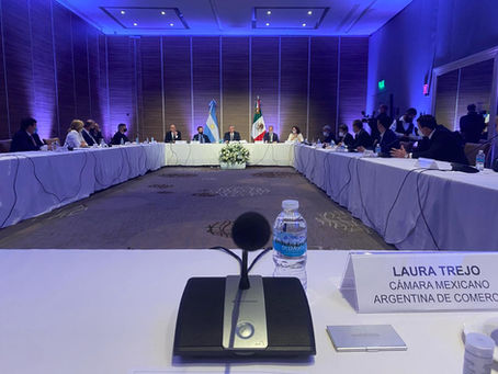 Presencia de la CCMA en el Encuentro Empresarial  Durante la Gira en México del Presidente Fernández