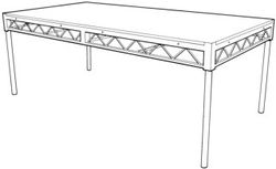 6" DJ Table