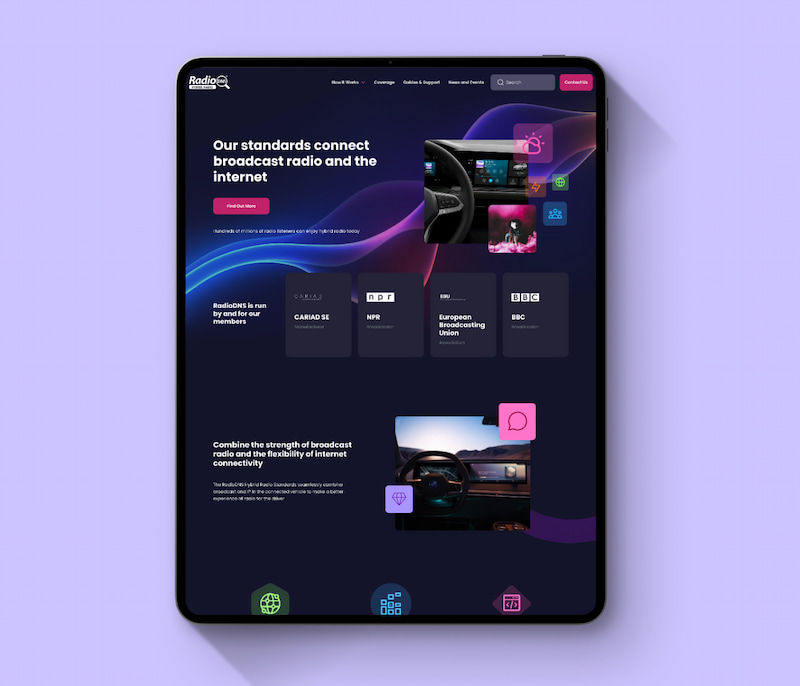 <p class="font_8">RadioDNS had strong foundations but a digital presence that no longer reflected who they were becoming. The challenge was updating the experience without compromising clarity or trust for a highly technical audience.</p>
