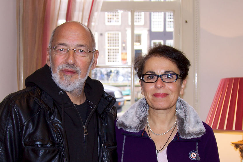 Ra Uru Hu en Nayla Nasra in Amsterdam in 2010, bij de bron van Human Design.