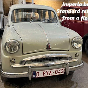 Imperia built Standard 10 rescued from flooded Belgium Museum