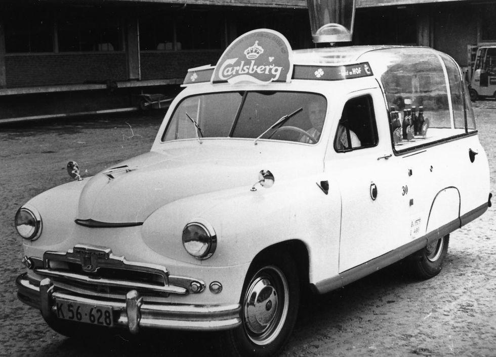 Another of the Beer Cart - If Carlsberg did promotion vehicles it would be - 'Possibly the best car in the world'! ( well, we couldn't miss that one).