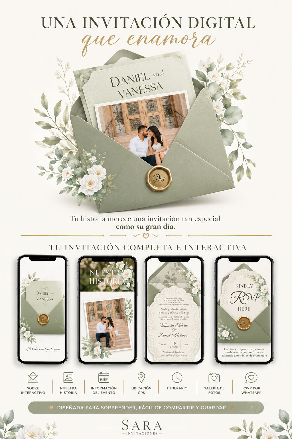 Boda Invitation and online RSVP