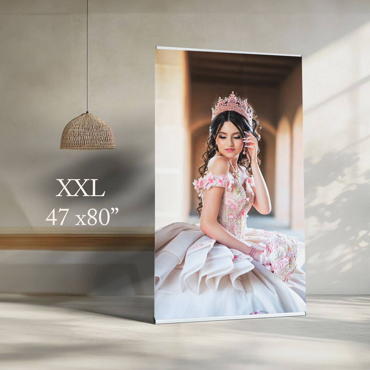 XXL 47x80Retractable Print Banner and Stands