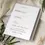 Thumbnail: Boda Foil 5x7 Post Card Pearl Paper Invitations