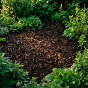 Mulch and River Rock Beds