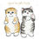 Thumbnail: High Quality Cute Cat Inspiration Print on Watercolour Paper