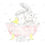 Thumbnail: High Quality Nursery Print of Bunny on Watercolour Paper