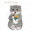 Thumbnail: High Quality Cute Cat Inspiration Print on Watercolour Paper