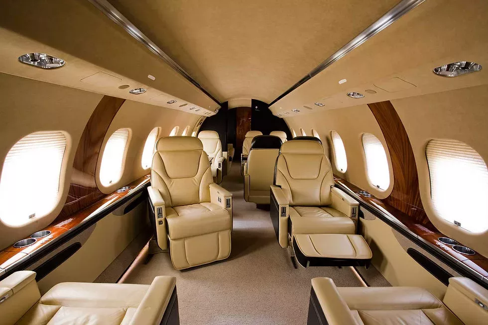 private jet interior