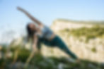 yoga et falaise du Verdon