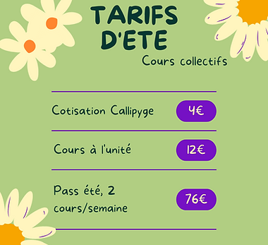 tarif été