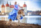 Aschenbrödel blau