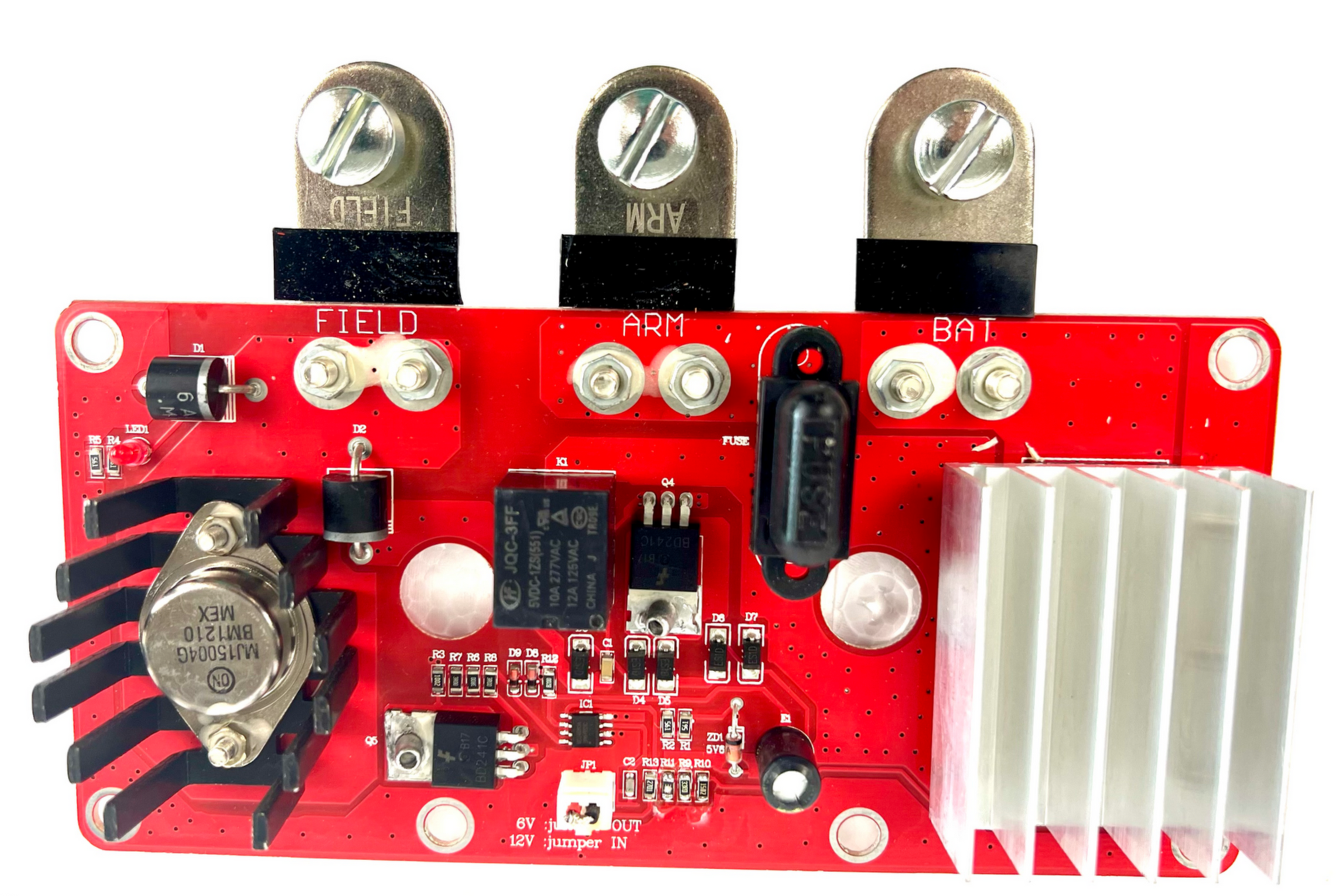 Front of Electronic Voltage Regulator (6V & 12V) for Willys MB & GPW