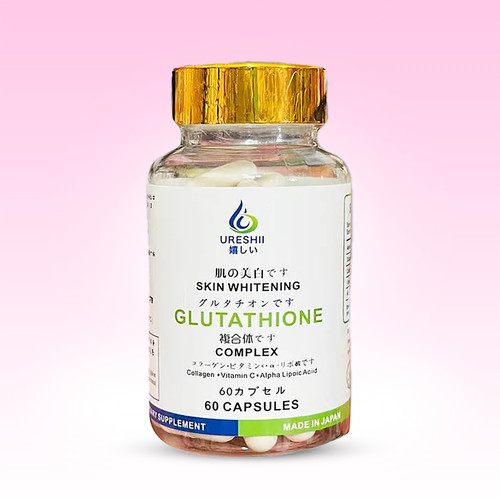 ureshii glutathione benefits SKIN WHITENING COMPLEX 60 CAPSULES Ureshii Glutathione Glow Bundle Deal