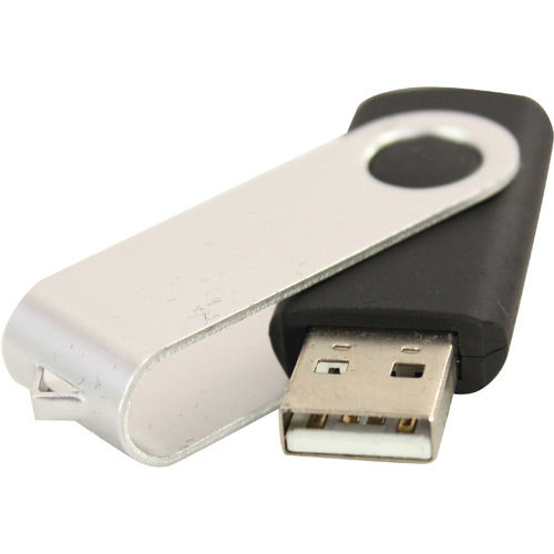 Miniaturbild: USB Stick Swivel Twister Schwarz 2.0