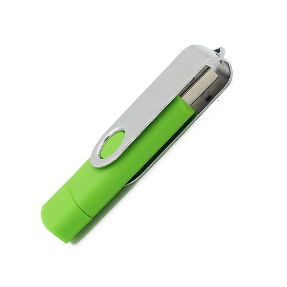Miniatyrbilde: OTG USB Stick Swivel 32GB (Grün)