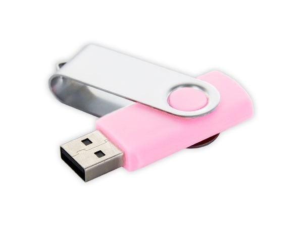 الصورة المصغرة: USB Stick Swivel Twister Rosa 2.0