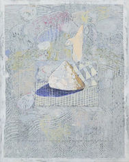 “Contemporary artist Ravi Morya’s solo exhibition at Vida Heydari Contemporary, Pune, featuring abstract paintings exploring memory, urban landscapes, and layered surfaces.”