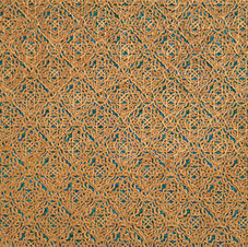 Chinese artist, facade, zhang ji, contemporary art, impasto, oil painting, wall art, motif, gold, abstract, architecture digest show, india, pune, vhc, viday heydari contemporary, skin of the city, asian art, contemporary art