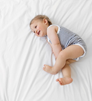 Toddler in Bed