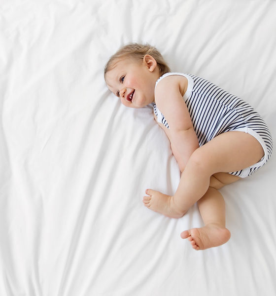 Toddler in Bed