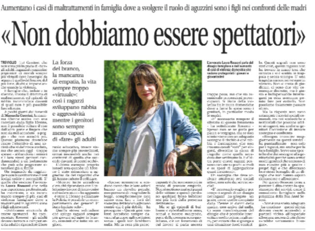 NON DOBBIAMO PIU' ESSERE SPETTATORI - Quando gli aguzzini sono i figli