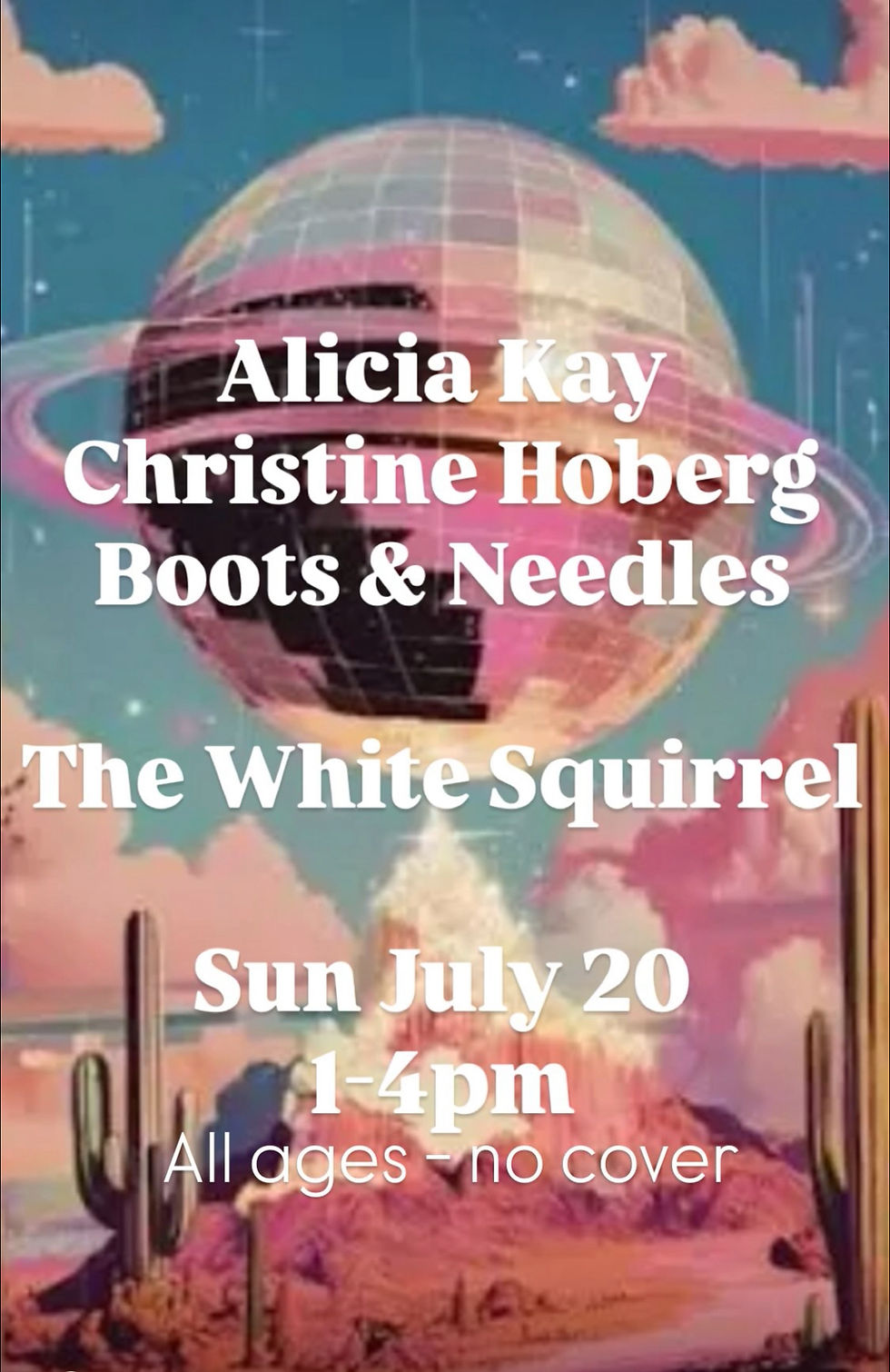 White Squirrel Bar, July 20th!