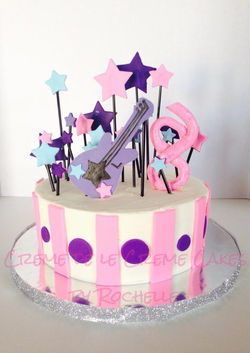 Rockstar Birthday Cake