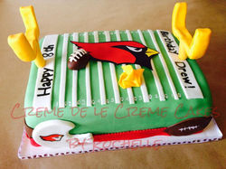 Arizona Cardinals Birthday Cake