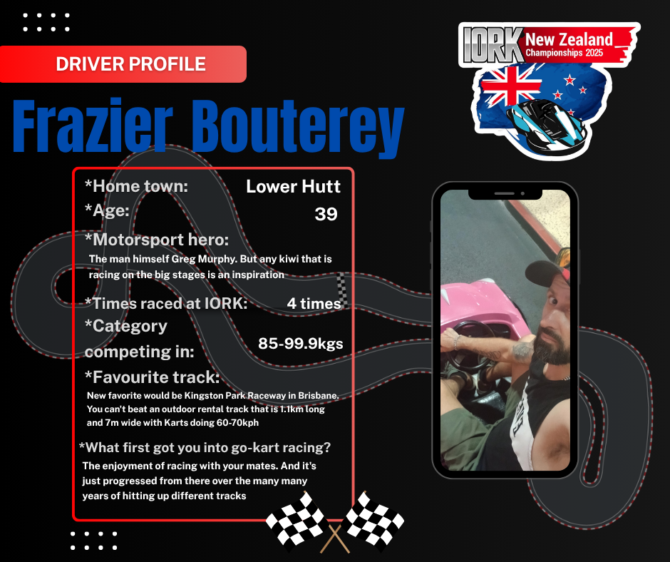 🚦 Driver Spotlight: Frazier Bouterey 🚦