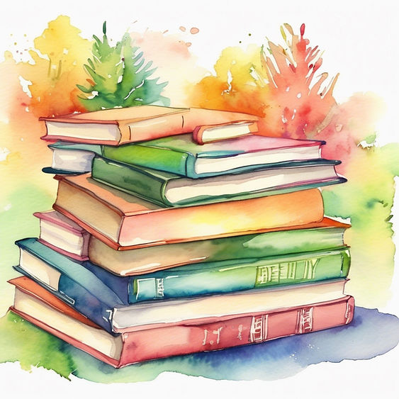 create watercolor books that would work best as a background, that matches my logo and col