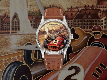 Patek Philippe 5189G-001 Calatrava: Grand Prix des Nations inspirirani luksuzni sat s ručno emajliranim brojčanikom