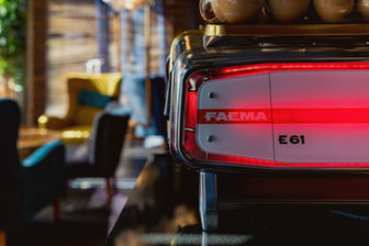 Espressomaschinebeim mobilen Kaffeeeinsatz