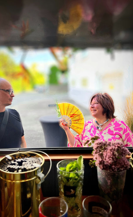 Blick aus der Pferdebar