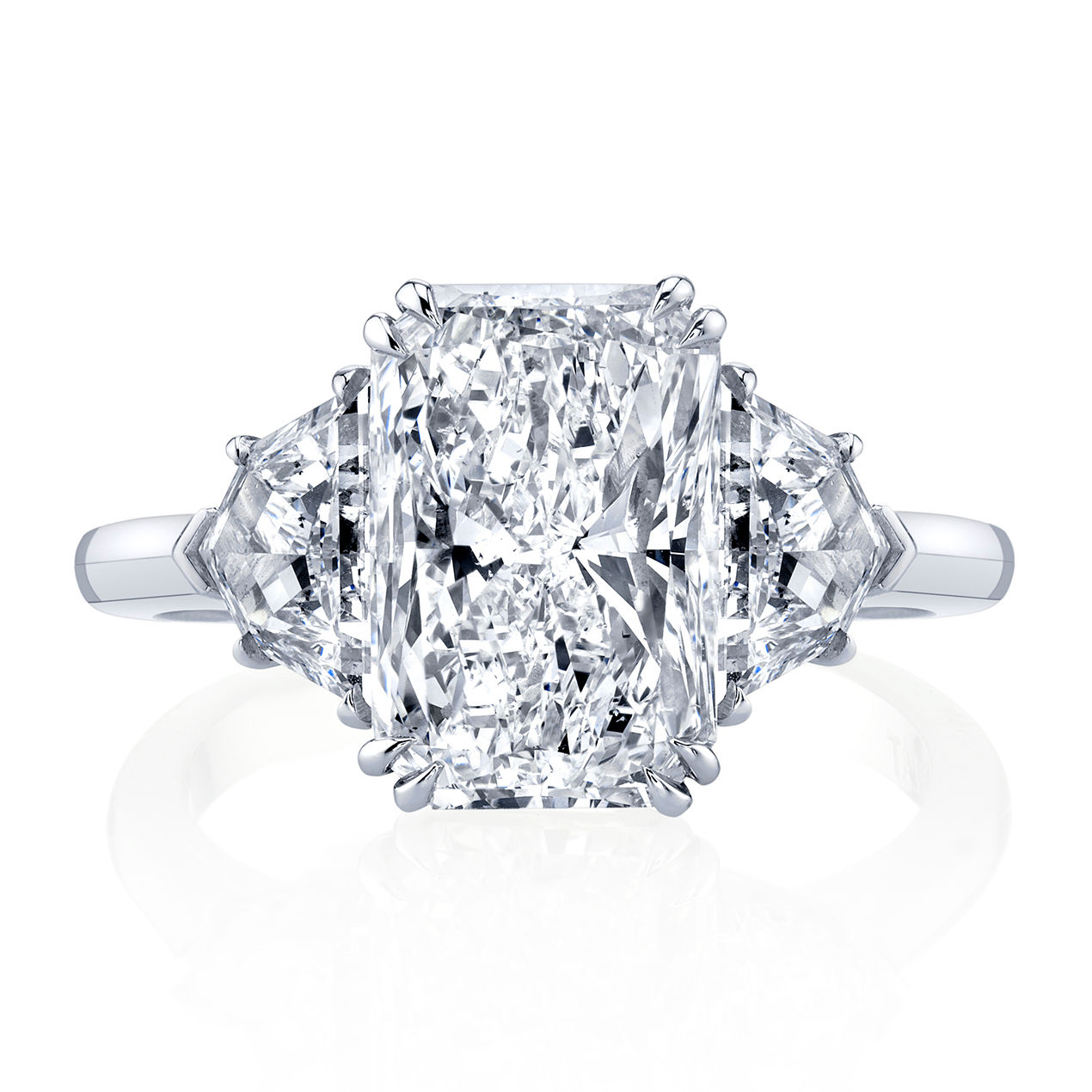 Cadillac Diamond Sides Semi-Mount Engagement Ring