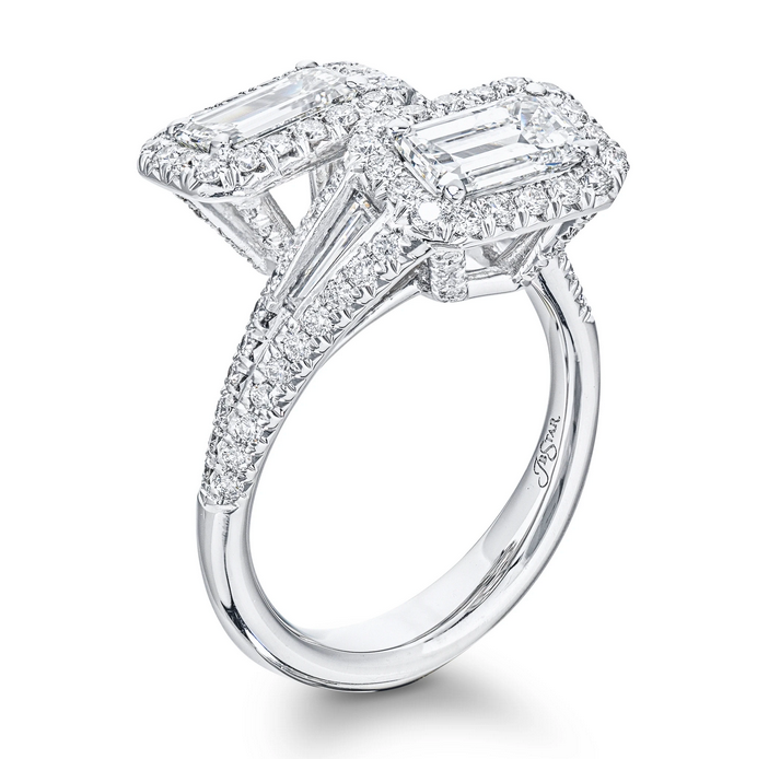 Thumbnail: Diamond Bypass Ring