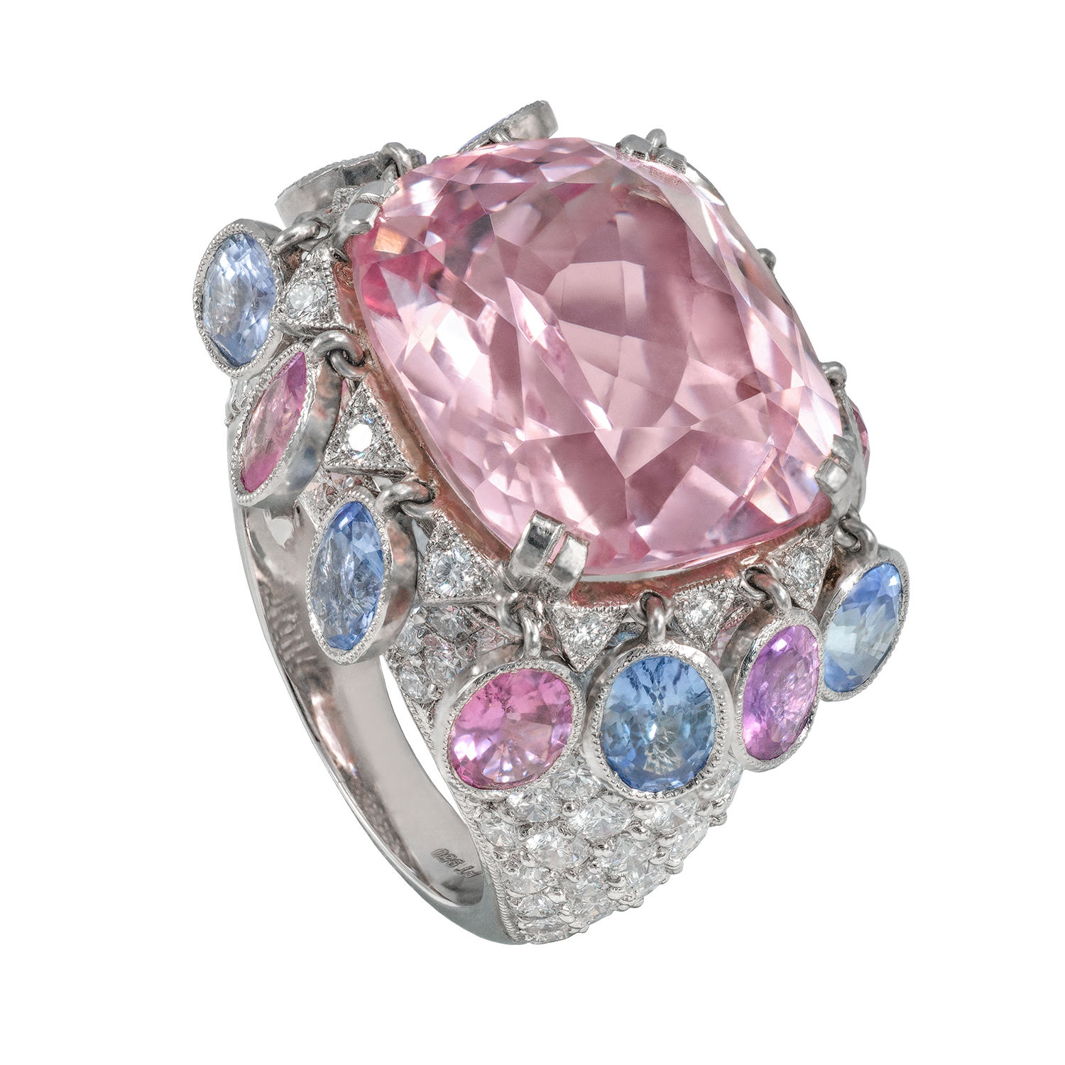 Pink Sapphire "Dancer" Ring