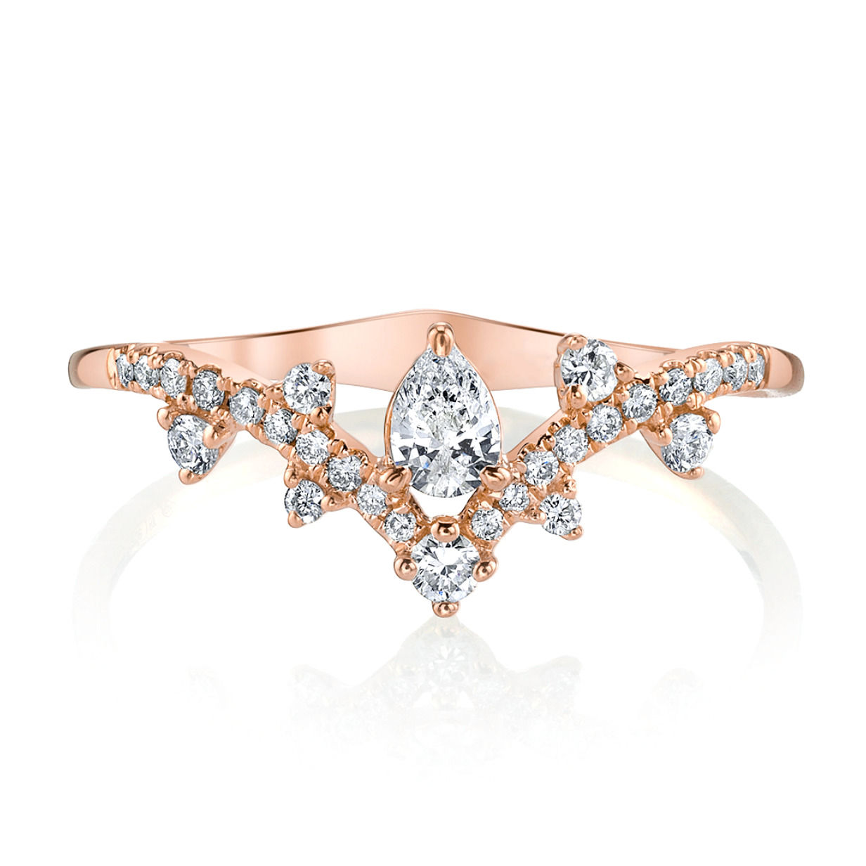 Arched Diamond Band