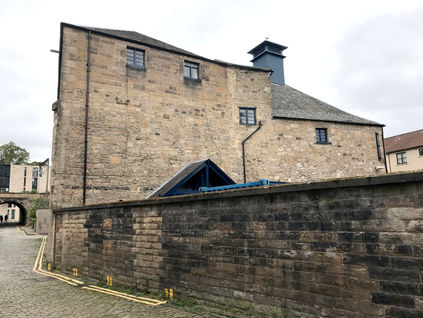 The surviving St Anne’s former brewery malthouse and kiln at 13 Croft-an-Righ in Edinburgh