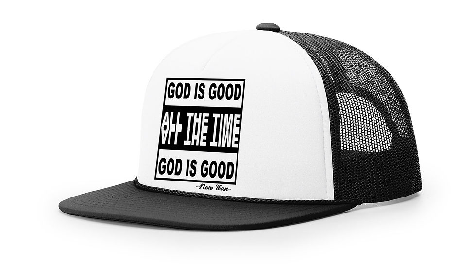 God is Good Foamie Flatbill Trucker