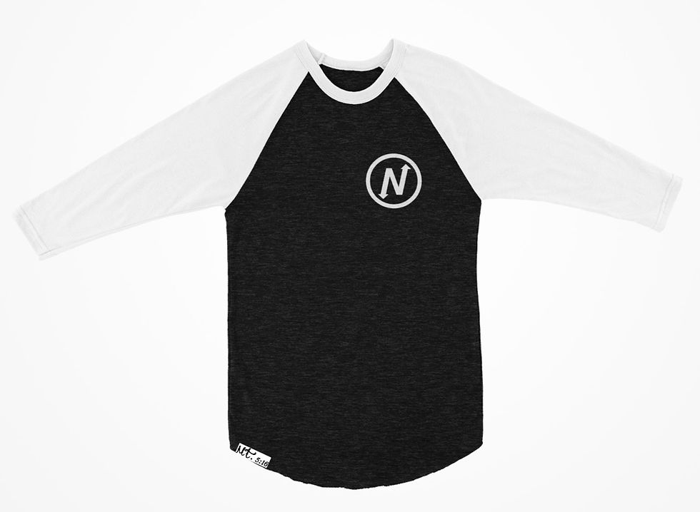Thumbnail: Let Your Light Shine 3/4 Black Raglan