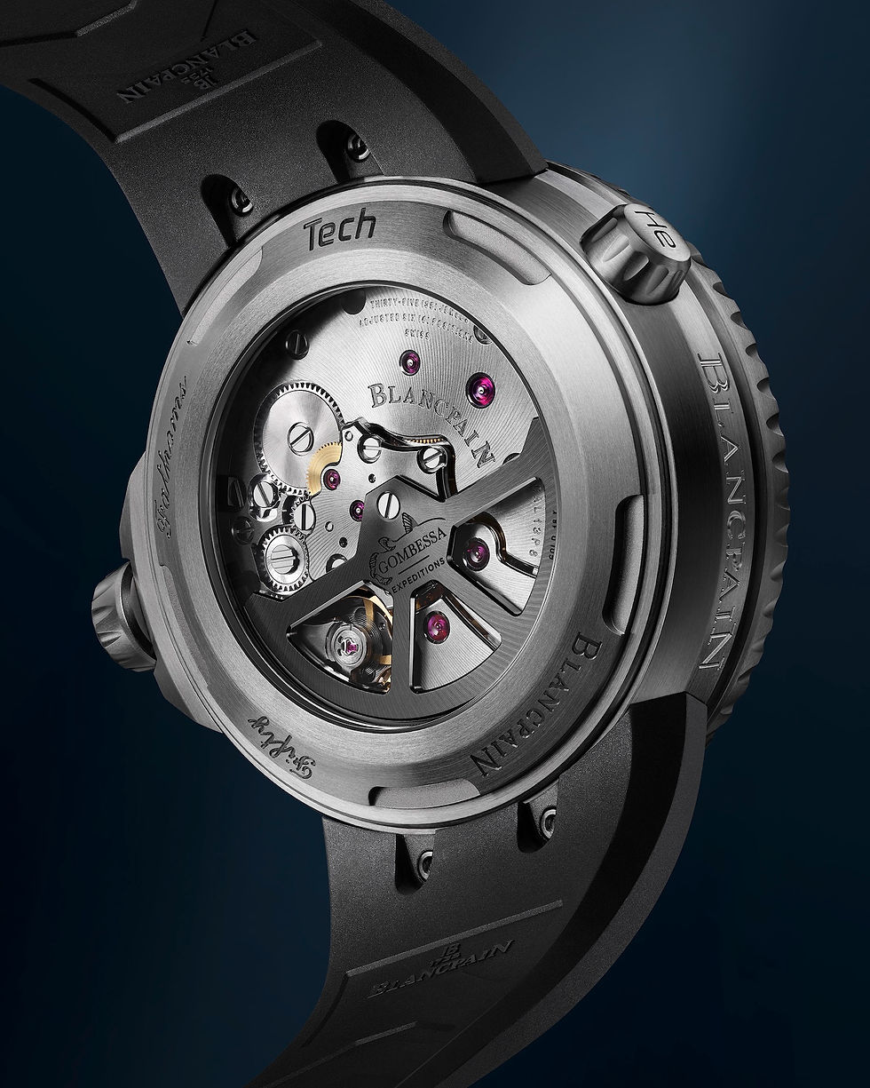 Das Manufakturkaliber 13P8 der Blancpain Fifty Fathoms Tech Gombessa