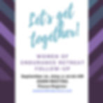 Women of Endurance Retreat Follow up