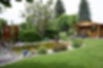 Teichanlage mit Gartenhaus