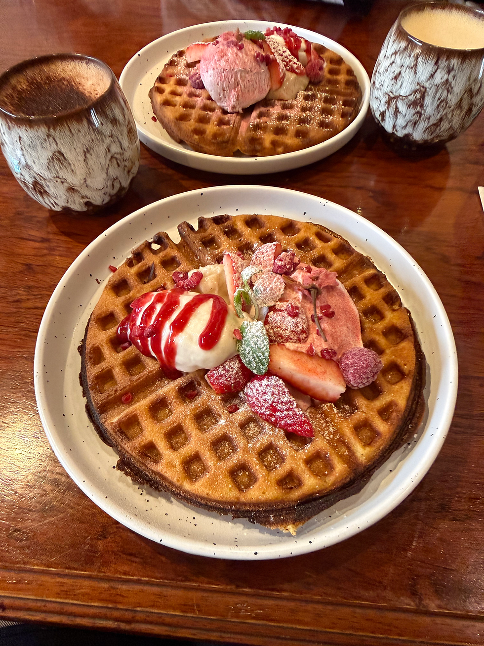 sakura waffle