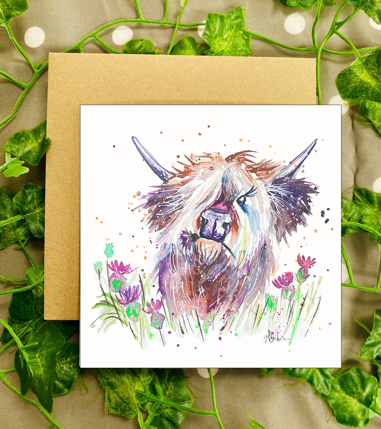 Colourful Morag Card