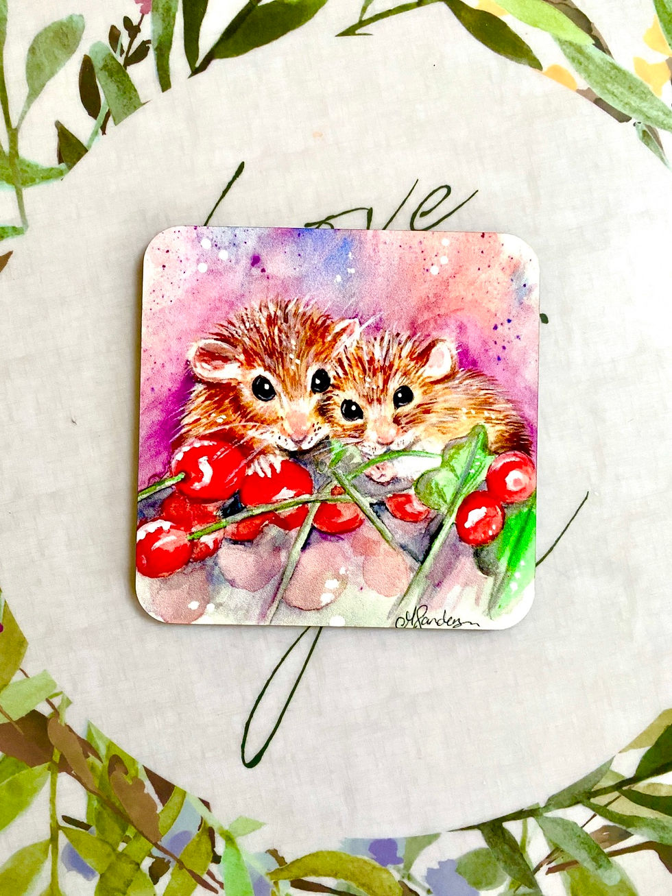 Coaster Snuggly Mice