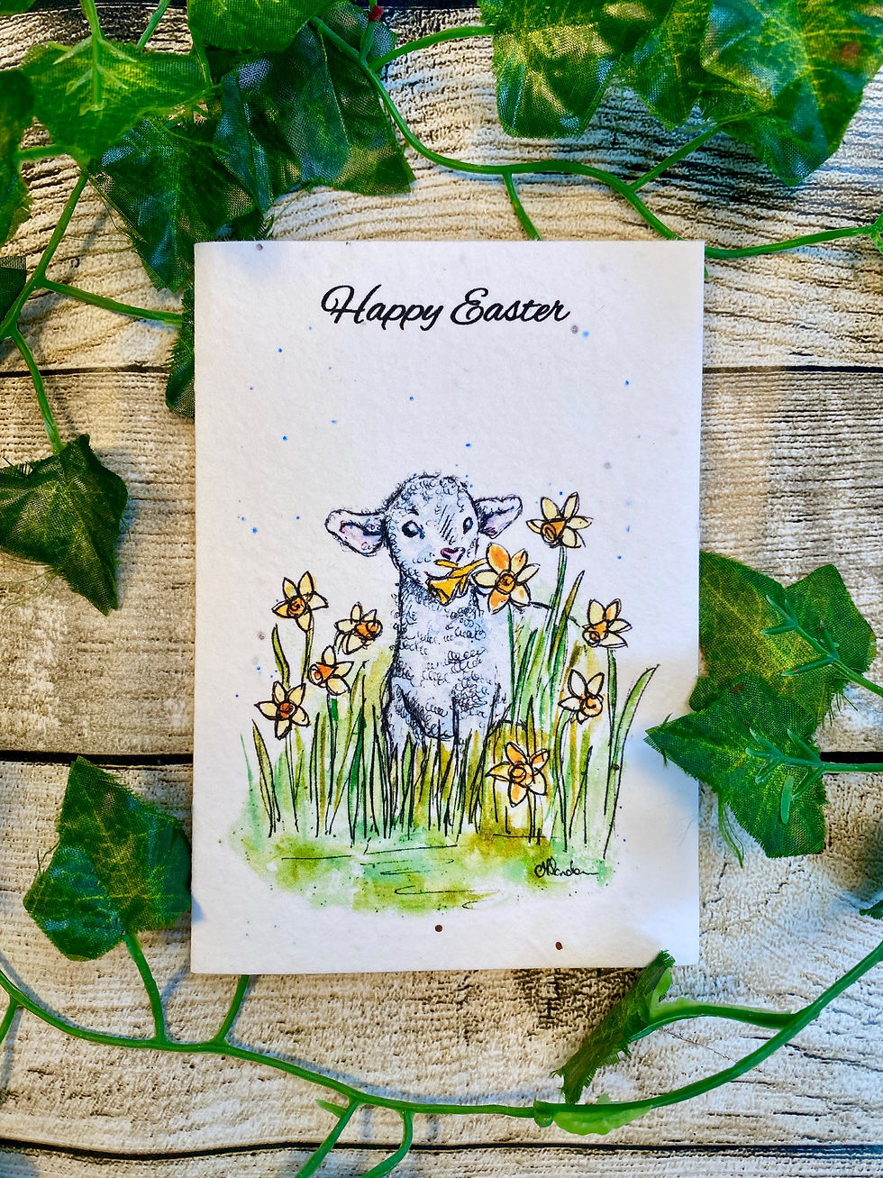 Thumbnail: Plantable Easter Seed Cards Set of 4